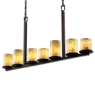 Alabaster Rocks! Linear Suspension by Justice Design Group - Starlight Lighting USA and Canada